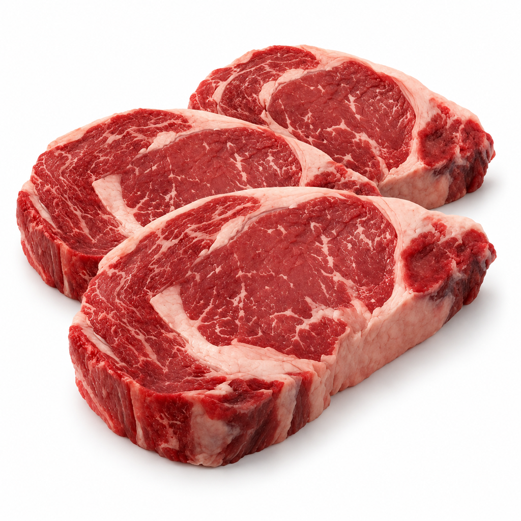 Beef Ribeye Steaks Tray